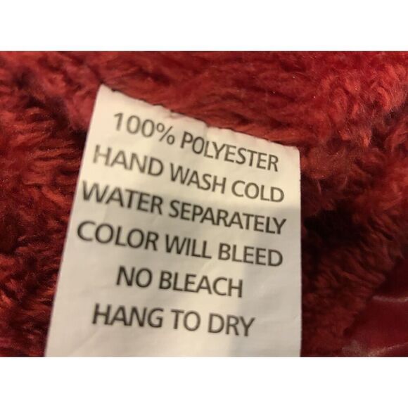 U-Bien Red Sleeveless Zip Puffer High Collar Zipper Pockets Womens Vest Size Med - Picture 11 of 12